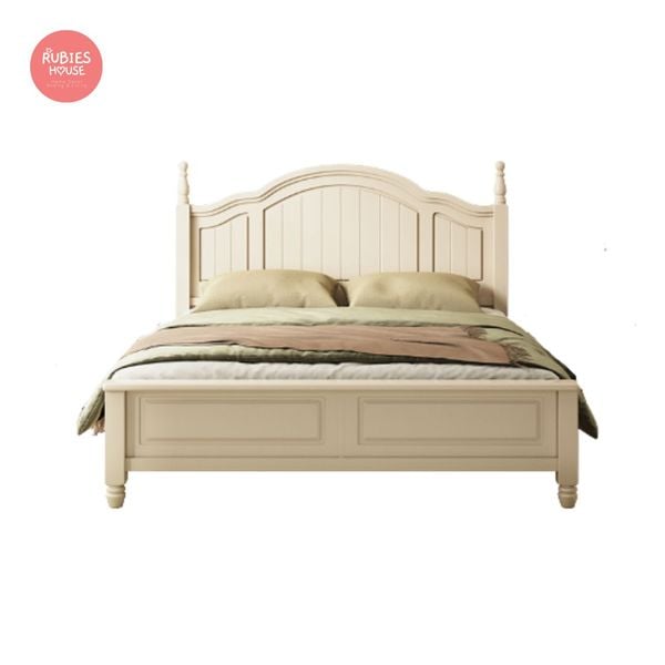 Hình ảnh Giường Gỗ PHỐI NỆM CLEBGI Rubies House