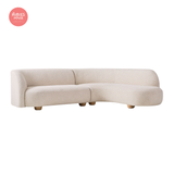  Sofa góc L phòng khách L-Shape Bắc Âu Rubies House 