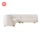  Sofa góc L phòng khách Pio Bắc Âu Rubies House 