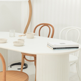  Bàn ăn Oval phong cách Bắc Âu Rubies House 