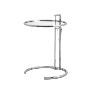 Bàn tròn trong suốt decor Rubies House