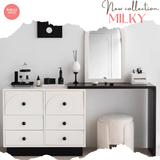  Bàn trang điểm cao cấp Milky Bắc Âu Rubies House 