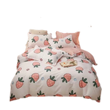  Bộ Chăn ga cotton Hàn Quốc- Dâu tây 