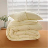  Bộ Chăn ga cotton Tici notag- Be phối Cam 