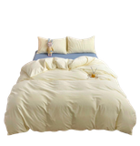  Bộ Chăn ga cotton Tici notag- Be phối Xanh lam 