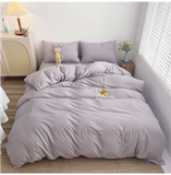  Bộ Chăn ga cotton Tici notag- Tím 