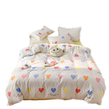  Bộ Chăn ga cotton Hàn Quốc- Tim Mix 