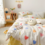  Bộ Chăn ga cotton Hàn Quốc- Tim Mix 