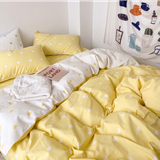  Bộ Chăn ga cotton Hàn Quốc- Tim Vàng 