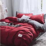  Bộ Chăn ga cotton Tici- Đỏ 