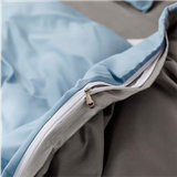  Bộ Chăn ga cotton Tici- Xanh lam 