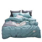  Bộ Chăn ga cotton Tici- Xanh ngọc 