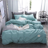 Bộ Chăn ga cotton Tici- Xanh ngọc 