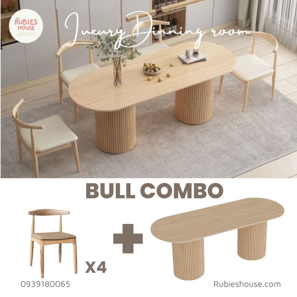 Ảnh: COMBO BULL- Combo phòng ăn Rubies House
