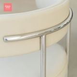  Ghế ăn cao cấp Iris khung inox bộc nệm Rubies House 