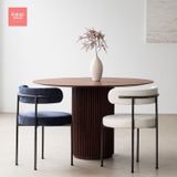  Ghế ăn cao cấp Iris khung inox bộc nệm Rubies House 