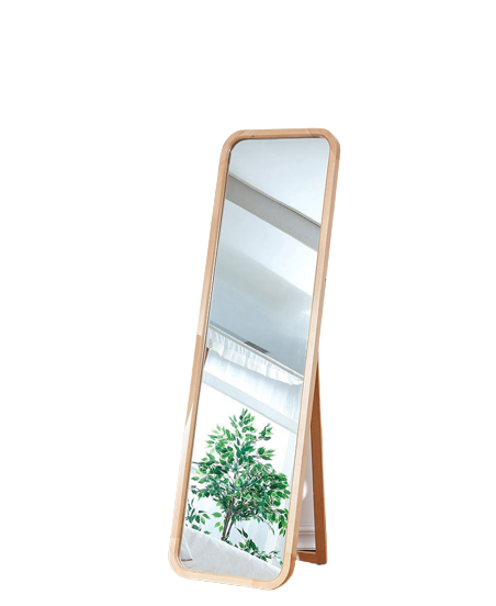  Gương Soi Toàn Thân Khung gỗ Bo góc Corner Mirror - 50*160cm 