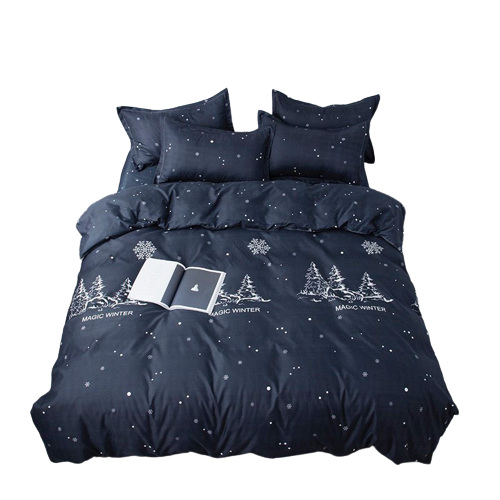 Chăn ga cotton Hàn Quốc- Núi tuyết