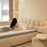  Giường ngủ bọc nệm cao cấp Nancy Bed phong cách Bắc Âu Rubies House 