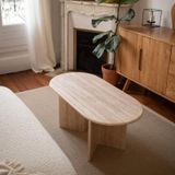  Bàn trà, bàn sofa Oval phong cách Bắc Âu Rubies House 