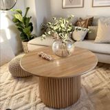  Bàn trà tròn, bàn sofa Queen phong cách Bắc Âu Rubies House 