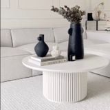  Bàn trà tròn, bàn sofa Queen phong cách Bắc Âu Rubies House 