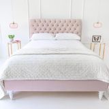  Giường ngủ bọc nệm cao cấp Queen Bed phong cách Bắc Âu Rubies House 