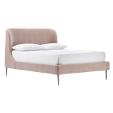  Giường ngủ bọc nệm cao cấp Lana Bed phong cách Bắc Âu Rubies House 