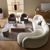  Sofa góc L phòng khách L-Shape Bắc Âu Rubies House 