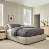  Giường ngủ bọc nệm cao cấp Pio Bed phong cách Bắc Âu Rubies House 