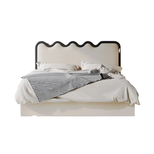 Giường ngủ bọc nệm cao cấp Lora Bed phong cách Bắc Âu Rubies House
