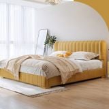  Giường ngủ bọc nệm cao cấp Banh Mi Bed phong cách Bắc Âu Rubies House 