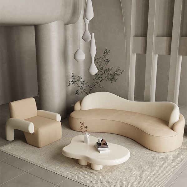 Hình Sofa phòng khách Sofa cao cấp LOVESAND Bắc Âu Rubies House