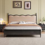  GIƯỜNG GỖ FARMHOUSE  PHỐI NỆM DECED RUBIES HOUSE 