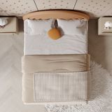  Giường ngủ bọc nệm cao cấp Kamil Bed phong cách Bắc Âu Rubies House 