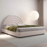  Giường ngủ bọc nệm cao cấp Kamil Bed phong cách Bắc Âu Rubies House 