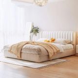  Giường ngủ bọc nệm cao cấp Banh Mi Bed phong cách Bắc Âu Rubies House 