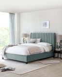  Giường ngủ bọc nệm cao cấp Amalfi Bed phong cách Bắc Âu Rubies House 