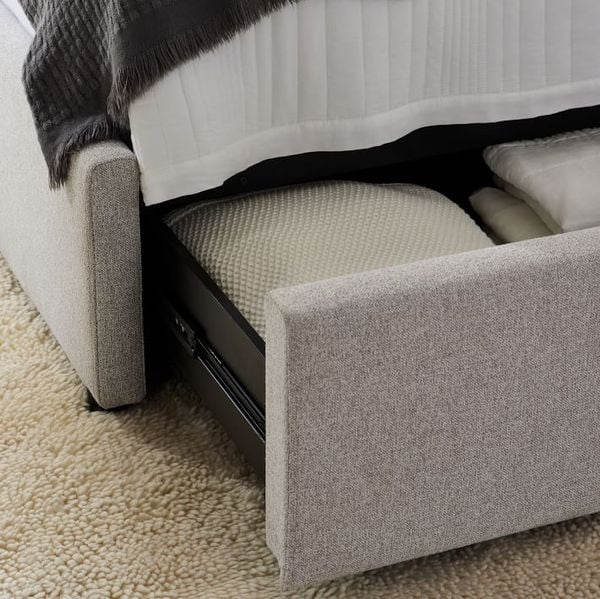 Giường ngủ bọc nệm Storage Bed phong cách Bắc Âu Rubies House