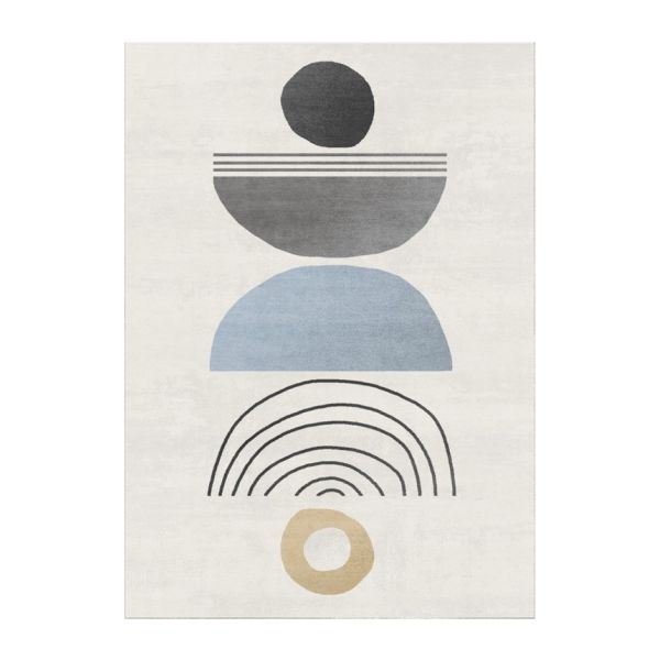 Thảm trải sàn cao cấp Graphic phong cách Bắc Âu Rubies House