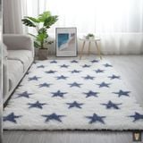  Thảm Lông Trải Sàn Ngôi sao Cao Cấp  - Lông mềm dày 4.5cm 