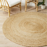  Thảm Tròn Lục Bình Vintage 