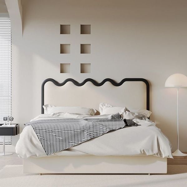  Giường ngủ bọc nệm cao cấp Lora Bed phong cách Bắc Âu Rubies House 