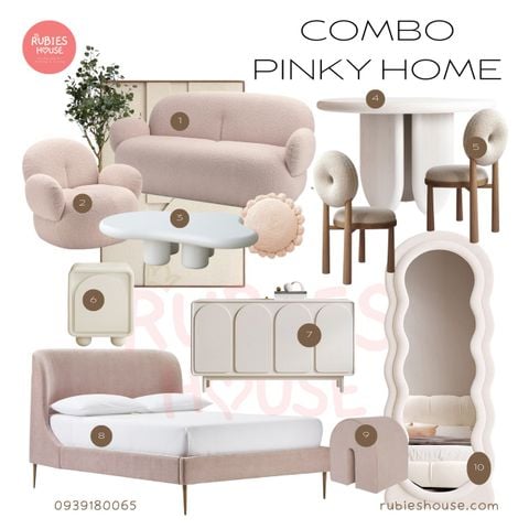 Hình ảnh Combo nội thất căn hộ Pinky Home phong cách Rubies Houes