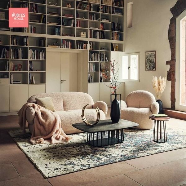 Hình Sofa phòng khách Sofa cao cấp Love Bắc Âu Rubies House