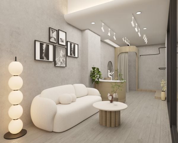 Hình Sofa phòng khách Sofa cao cấp Vanci Bắc Âu Rubies House