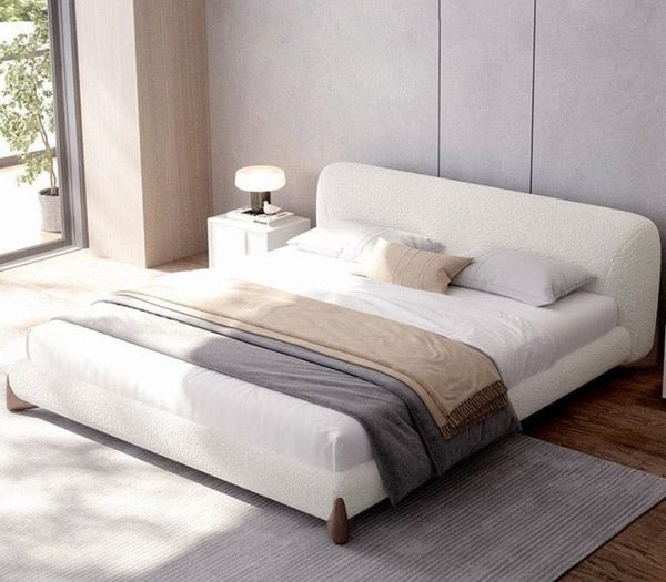  Giường ngủ bọc nệm cao cấp Softbay Bed phong cách Bắc Âu Rubies House 