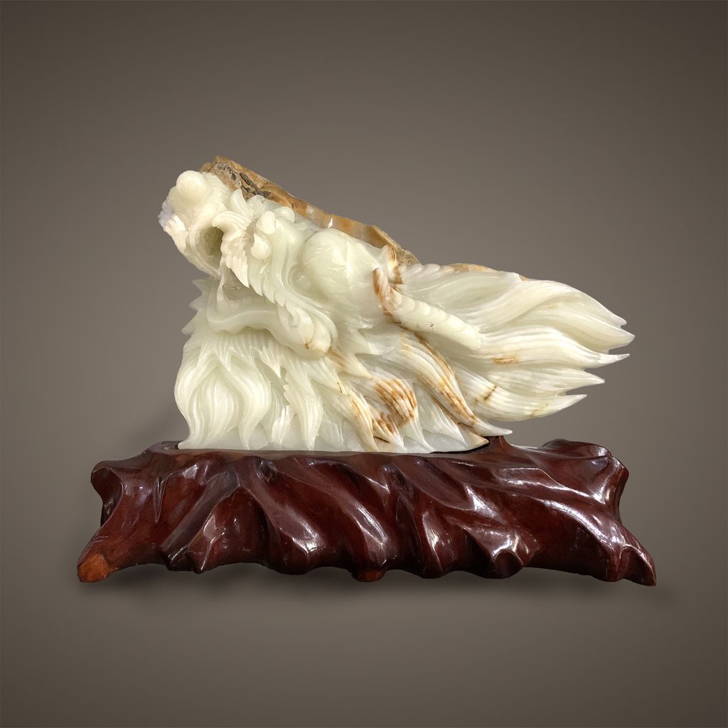 Phù Điêu Đầu Rồng - ngọc lục