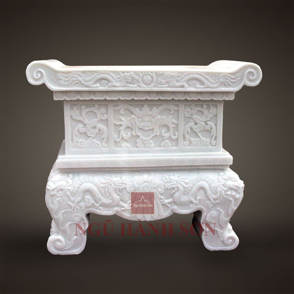 Bàn cúng đá trắng