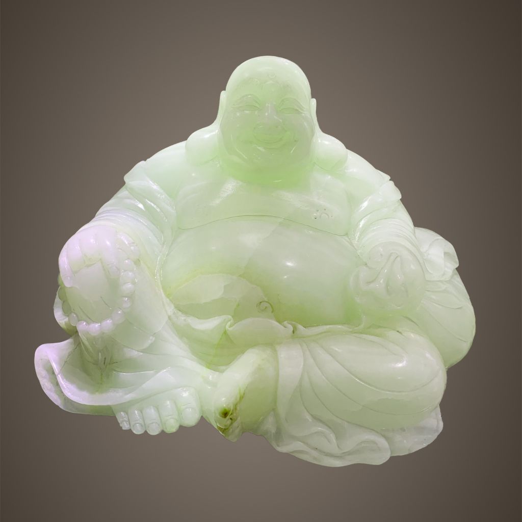 Tượng Phật Di Lặc NgồiNgọc Lục